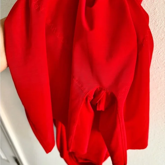 Popilush shape wear Red Halter Bodycon Maxi Dress - Picture 9 of 12